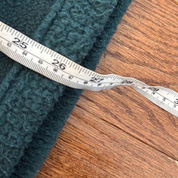L.L. Bean vintage dark green full zip fleece size xl - Picture 4 of 10